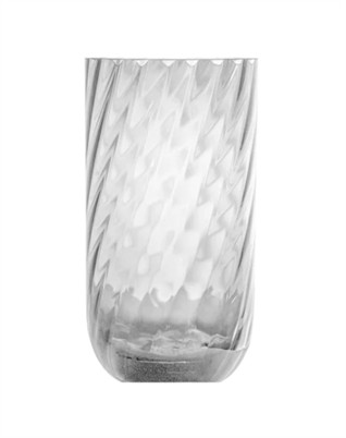 Meadow Swirl Cylinder Vase - Medium - Clear